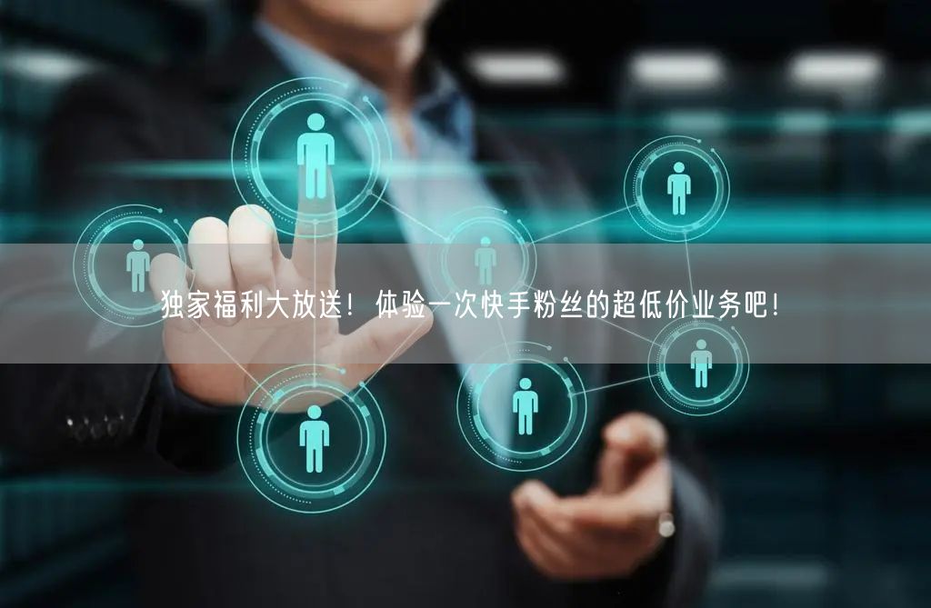 独家福利大放送！体验一次快手粉丝的超低价业务吧！