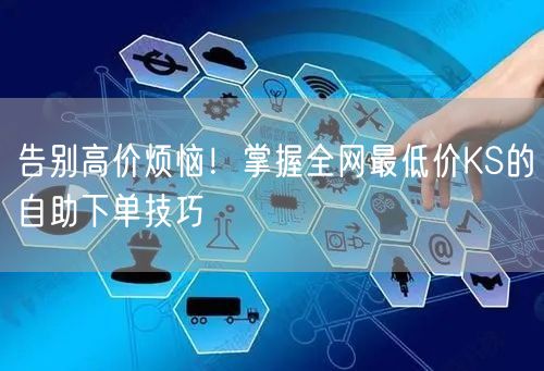 告别高价烦恼！掌握全网最低价KS的自助下单技巧