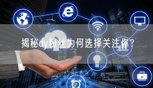 揭秘dy粉丝为何选择关注你？