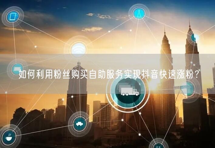 如何利用粉丝购买自助服务实现抖音快速涨粉？